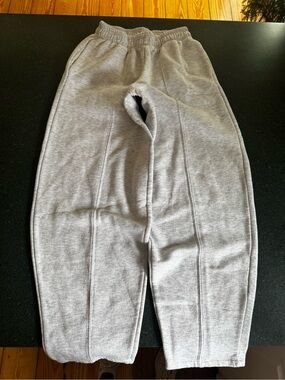 Womens Gray Jogger Pants